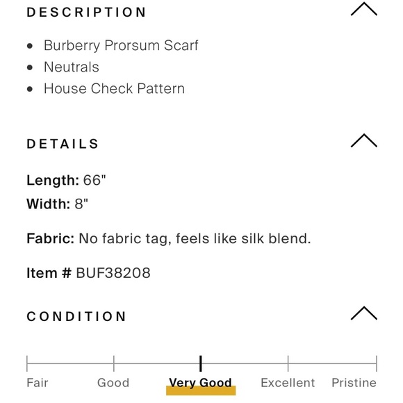 Burberry Silk Scarf - Picture 4 of 4